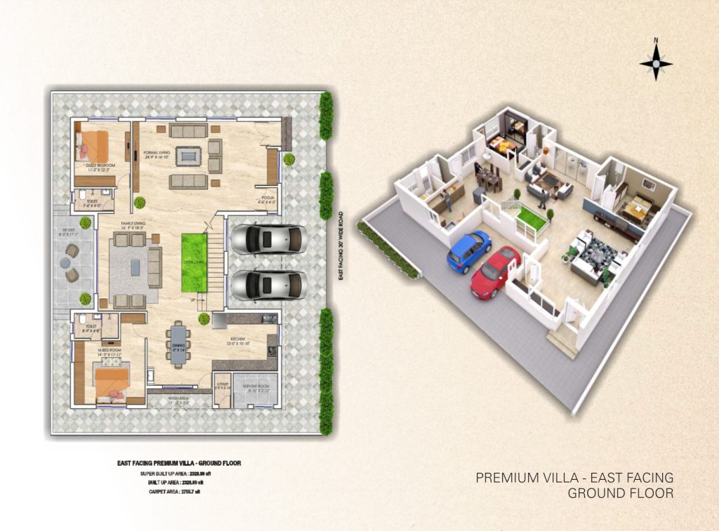 Premium-Villa-East-Facing-Ground-Floor