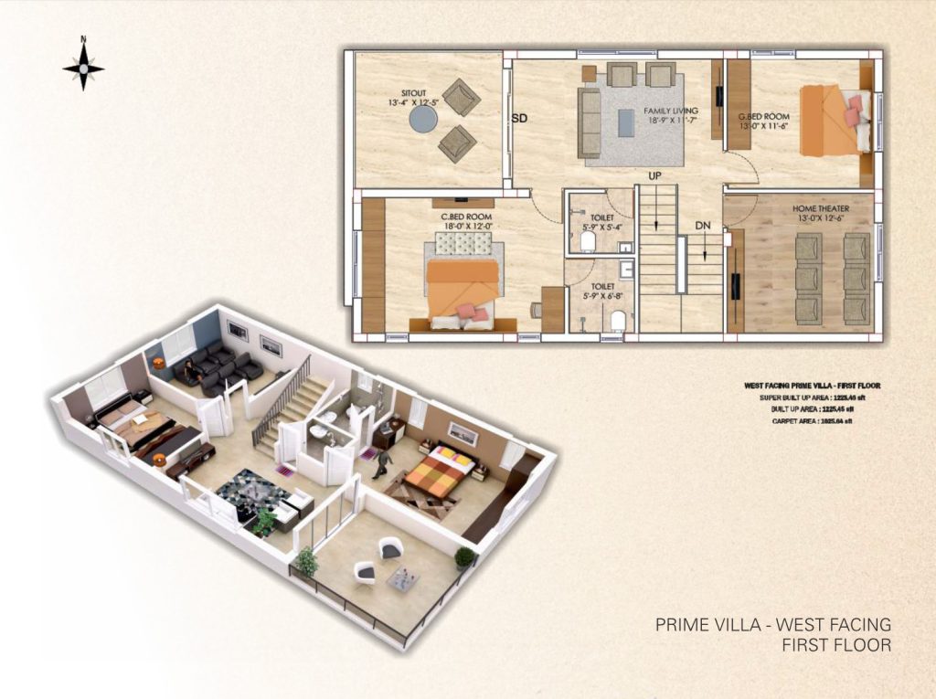 Prime-Villa-West-Facing-First-Floor