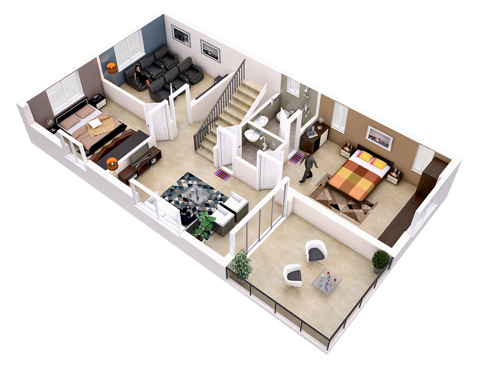 prime villa WEST facing-1st F