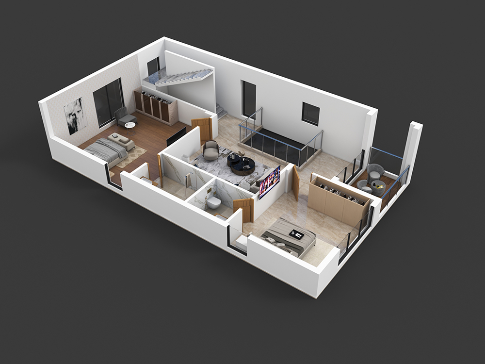 2024.04.10 KakuPalli 02_East Facing_First floor 3D plan